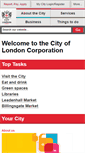 Mobile Screenshot of cityoflondon.gov.uk